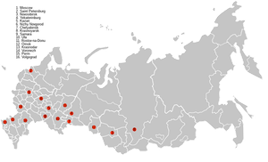 Map of Russia
